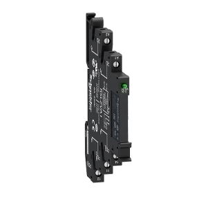 Schneider Electric Interface Relay and Base; Universal; 6A; SPDT; 230VAC/DC; DIN Rail Mount; Screw Connection